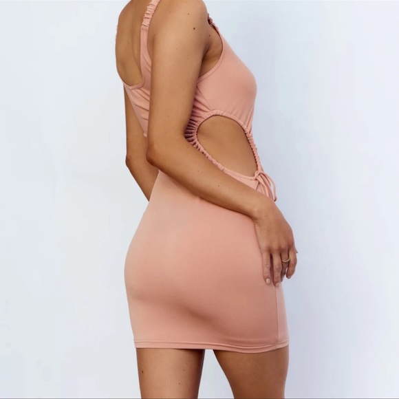 Nude summer dress - Picture 2 of 3